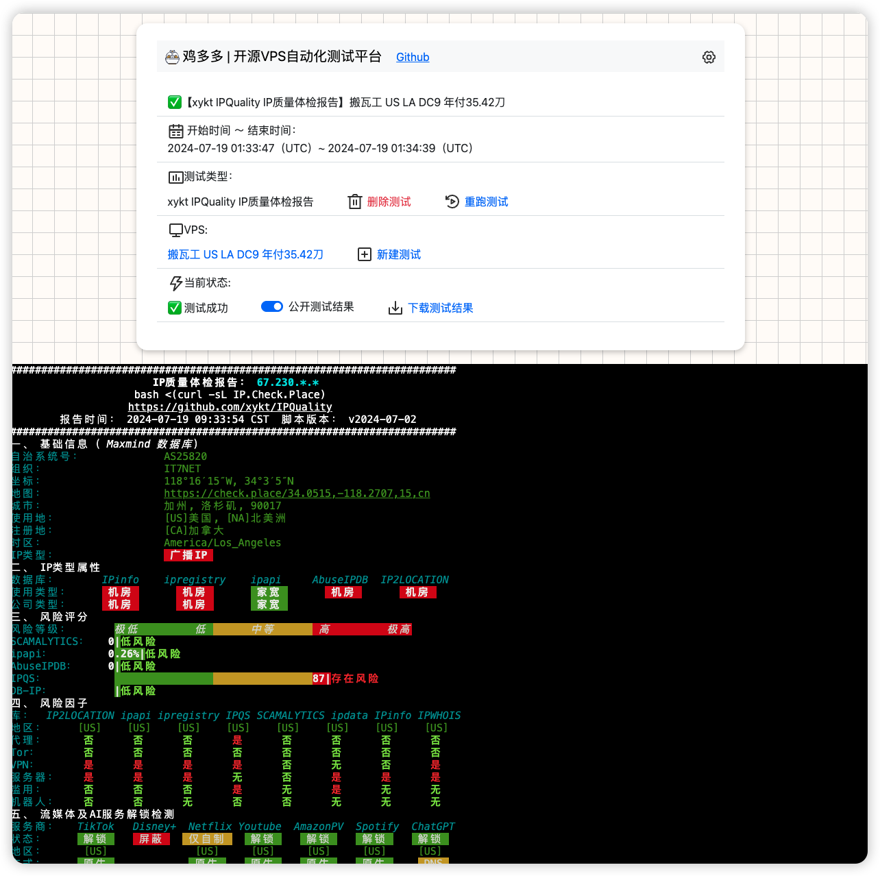 IP质量体检报告